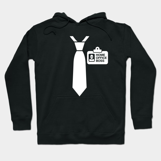 HOME OFFICE BOSS quarantine father's day gift idea Hoodie by LaundryFactory